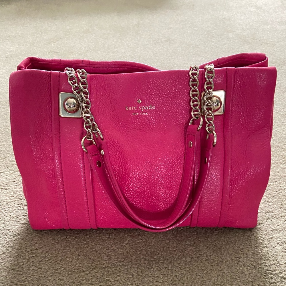 kate spade triple compartment handbag